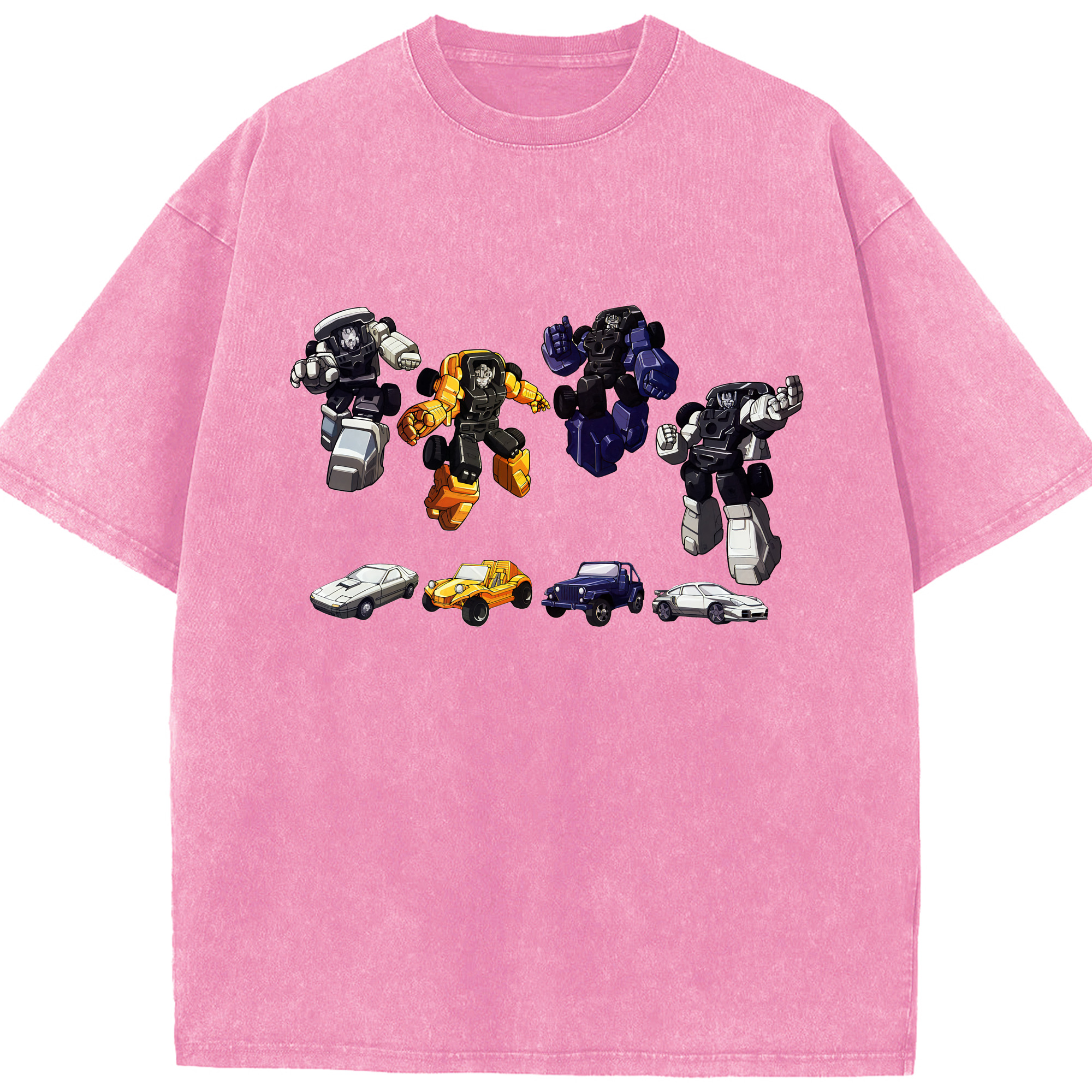 （画像用） Transformers トランスフォーマー 綿100% ヴィンテージ風 半袖Tシャツ（フロントプリント）
